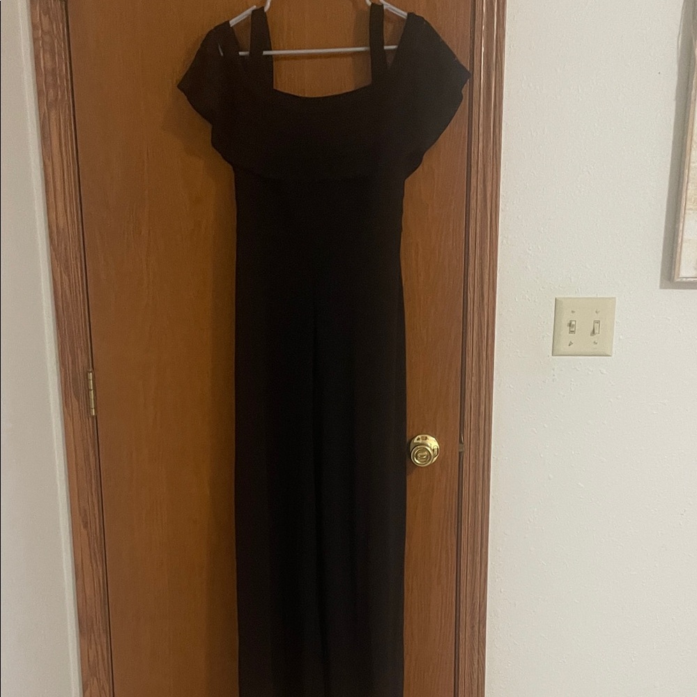 Adrianna Papell Chic Black Strapless Dress
